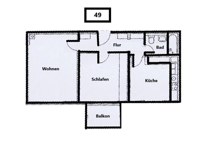 Wohnung zum Mieten in Ingolstadt 635,00 € 55 m²