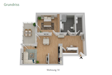 Wohnung zum Mieten in Pocking 890,00 € 92 m²