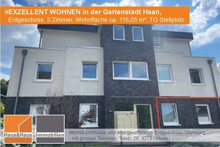 Wohnung zum Mieten in Haan 1.450,00 € 116.05 m²