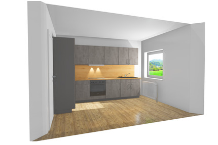 Sanierte 2-Zimmer-Erdgeschosswohnung mit Terrasse in Ebernhahn