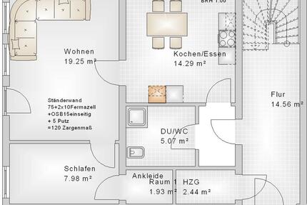 Renovierte 2-Zimmer-EG-Wohnung mit Garten in Ottobeuren Eldern