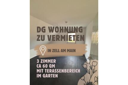 3 Zimmer DG Wohnung - 950,00&nbsp;EUR Kaltmiete, ca.&nbsp; 55,00&nbsp;m&sup2; in Zell am Main (PLZ: 97299)