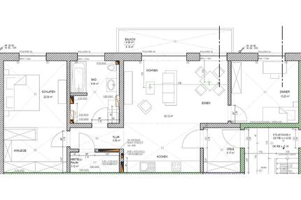3 Zimmer Wohnung - 1.200,00&nbsp;EUR Kaltmiete, ca.&nbsp; 88,92&nbsp;m&sup2; in Weilheim in Oberbayern (PLZ: 82362)