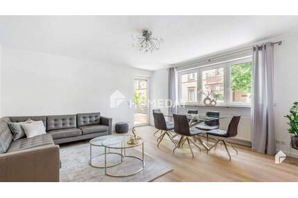 Kernsanierte 4 Zimmerwohnung mit 2 Balkons, moderner EBK und Garage - Mainz Mombach