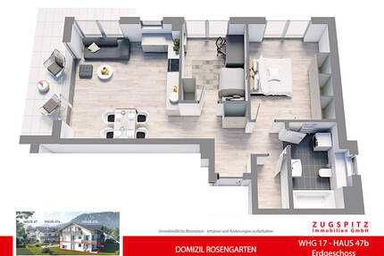 DOMIZIL ROSENGARTEN -3 Zi Wohnung -WHG17 - Garmisch-Partenkirchen