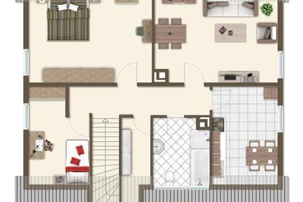 3-Zimmer-Dachgeschosswohnung mit EBK - Rottweil