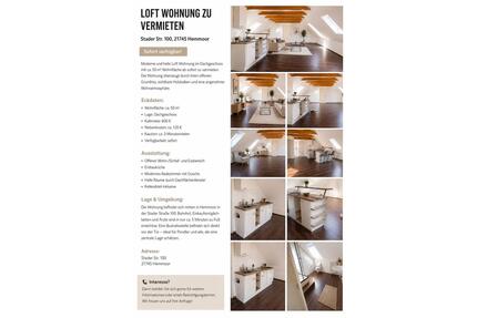 Helle Loft-Wohnung DG – Hemmoor – sofort Frei