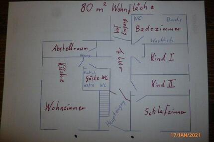 Bahrdorf, 80 m² Wohnfläche im Erdgeschoss zum 1.8.2026 frei
