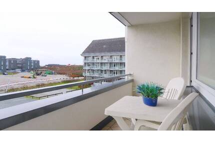Sonne pur ! End-Wohnung mit Süd-Loggia und Stellplatz direkt am Strandübergang ! - Westerland