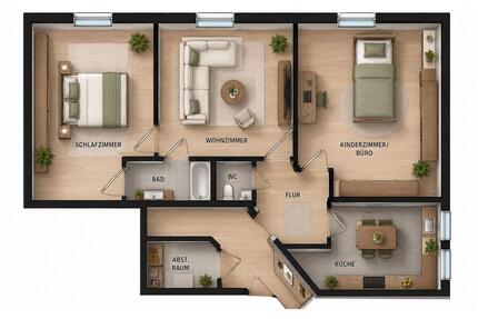 Helle Dachgeschosswohnung in Uhldingen-Mühlhofen