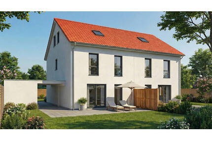 Neubau Doppelhaushälfte(Effizienzhaus40) mit vielen Gestaltungsmöglichkeiten in Winkelhaid - Lage am Waldrand