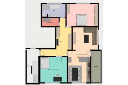 3-Zimmer Wohnung auf dem Land - Erstbezug nach Komplettsanierung - Emskirchen