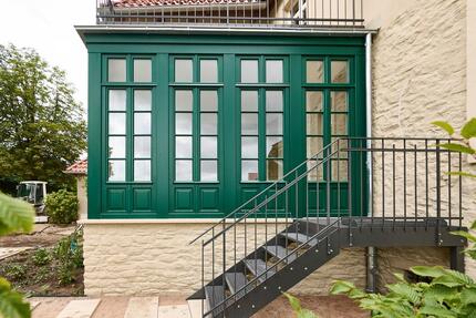 Großzügige 3 Zimmer Wohnung mit eigenem Garten und zwei Bädern - Erstbezug nach Sanierung - Detmold Hiddesen