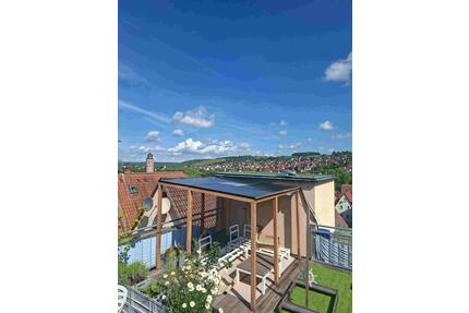 Große Maisonette-Wohnung mit Großterrasse in Ochsenfurt,Stadtmitte am Marktplatz,neu zu vermieten