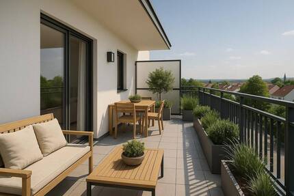 Außergewöhnliche Wohnqualität im Herzen von St. Ingbert 3 Zimmer mit großer Terrasse - Sankt Ingbert