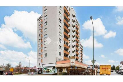 Zentral gelegene 3-Zimmer-Wohnung mit Balkon, TG-Stellplatz und Aufzug in Hanau-Steinheim