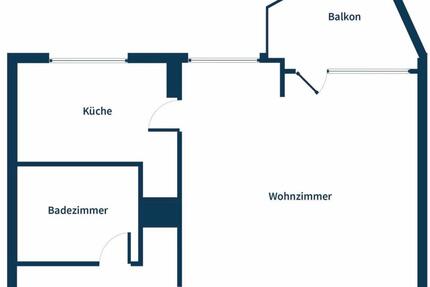 Schöne 1 Zimmer Wohnung in Spandau mit Balkon zu verkaufen - Berlin