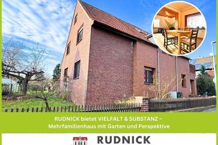 RUDNICK bietet VIELFALT & SUBSTANZ - Mehrfamilienhaus mit Garten und Perspektive - Wunstorf Mesmerode