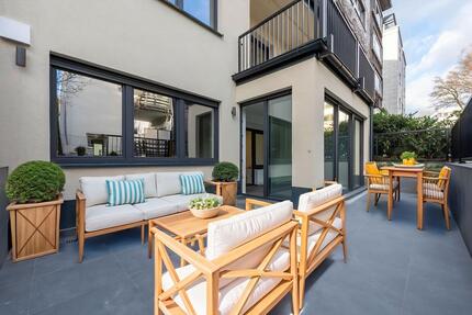 Moderne Erdgeschosswohnung mit Terrasse und Garten in Rüttenscheid - Essen Stadtbezirk II