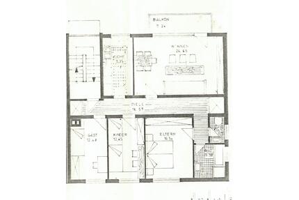 *NEU* Renovierte 4-Zimmer-Wohnung mit Balkon ab 01.11.26 - Breisach am Rhein