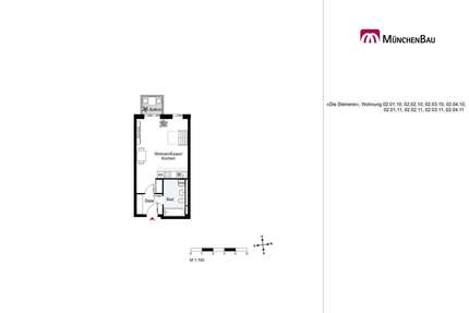 Wohnung zum Mieten in München 1.160,00 € 40 m²