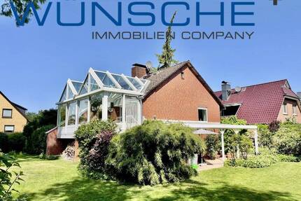 Charmantes Rotklinkerhaus mit Wintergarten-Oase auf traumhaftem ca. 1.000 m² großen Grundstück - Seevetal Hörsten