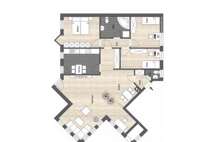 Attraktive 120 m² Eigentumswohnung mit Ausbaureserve - Haren (Ems)