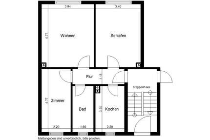 Wohnung zum Mieten in Nordhausen 354,00 € 60 m²