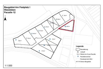 Grundstück zu verkaufen in Wanzleben-Börde 103.200,00 € 645 m²