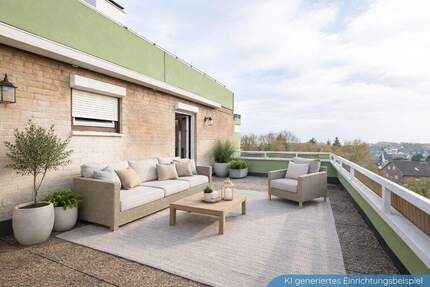 Zwei Wohnungen zur individuellen Gestaltung mit großer Dachterrasse und traumhaftem Weitblick - Grömitz