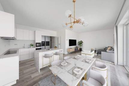 Exklusives Wohnen zentral gelegen: 3 Raum Wohnung mit Balkon - Erstbezug - Frankfurt (Oder)