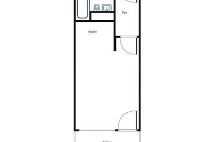 Ideal für Singles, Alleinstehende & Studenten - Augsburg Innenstadt