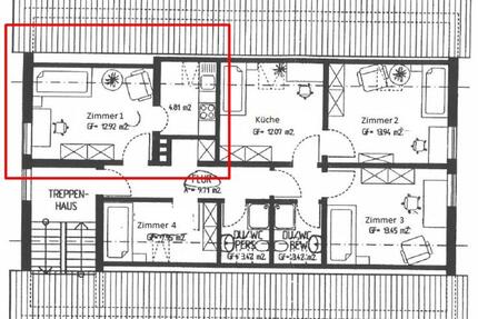 ✅ Zimmer 1, 2 Bäder, Küche, Wohngemeinschaft WG Wohnung Miete ✅ - Ursberg