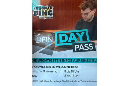 11x Daypässe für Co Working Space (Hamburger Ding)