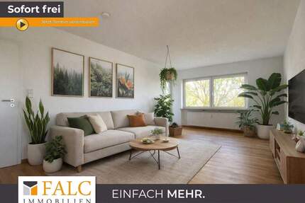 Über den Dächern von Augsburg-Hochzoll 3-Zimmer mit Ausblick