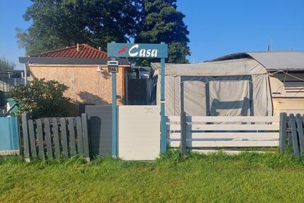 Tinyhaus auf Dauerstellplatz mit WoWa,Vorzelt,Bad,Pavillon,Geräte - Barßel