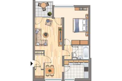 Wohnung zum Mieten in Dortmund 449,00 € 55.21 m²