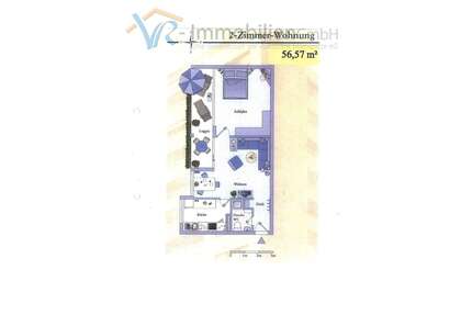 Wohnung zum Kaufen in Ginsheim-Gustavsburg 180.000,00 € 56.57 m²