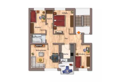 Anfragestop! Sanierte, helle 4 Zimmer Wohnung Nähe Lubinus CAU - Kiel Wik