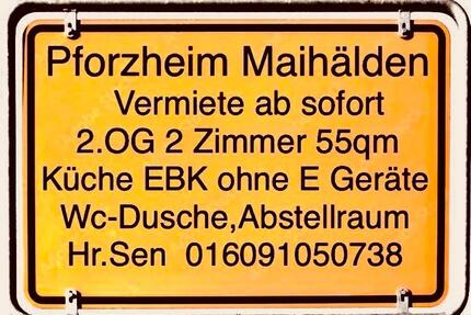 Vermiete Gepflegte Sonnig Helle 55qm 2Zimmer Wohnung - Pforzheim Brötzingen