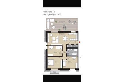 Penthouse Wohnung - 729.000,00&nbsp;EUR Kaufpreis, ca.&nbsp; 120,00&nbsp;m&sup2; in Norderstedt (PLZ: 22848) Garstedt