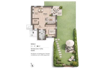 2 Zimmer Gartenwohnung Straubing