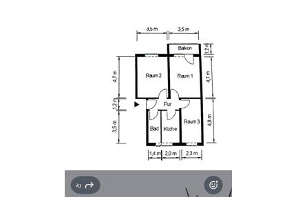 Nachmieter - 538,00&nbsp;EUR Kaltmiete, ca.&nbsp; 60,00&nbsp;m&sup2; in Magdeburg (PLZ: 39112) Leipziger Straße