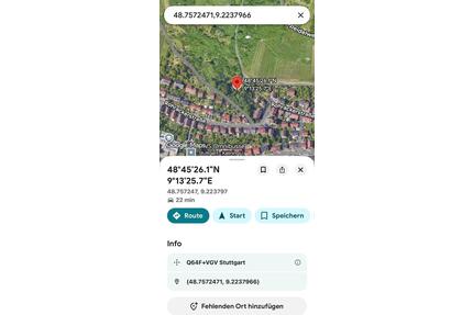 Gartengrundstück in Rohracker - 8.500,00&nbsp;EUR Kaltmiete, ca.&nbsp; 0,00&nbsp;m&sup2; in Kernen im Remstal (PLZ: 71394)