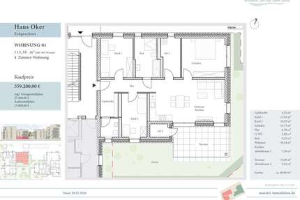 Wohnung zum Kaufen in Wolfenbüttel 559.200,00 € 113.5 m²