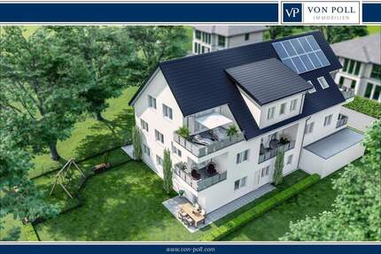 Neubau-Dachgeschosswohnung | KfW 40 + QNG | ca. 86 m² | 2 ZKB | Garage | PROVISIONSFREI - Gütersloh Innenstadt