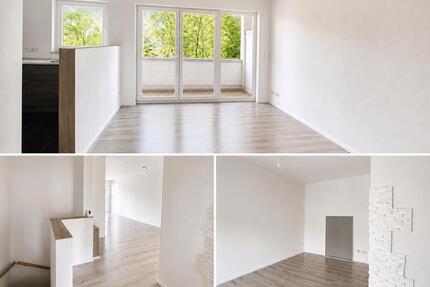 Maisonette-Wohnung mit Balkon & Garten in Rheinnähe – Köln-Niehl