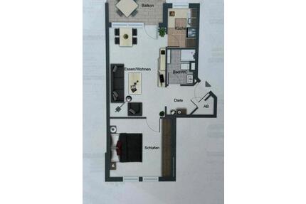 Schöne 2 Zi.-Whg. mit TG-Stellplatz in BL - Balingen