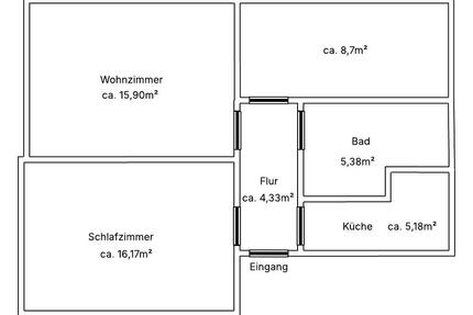 Renovierte 3-Zimmer-Wohnung in Gräfenhainichen – Erstbezug