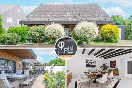 PHI KÖLN - Freistehender Familientraum mit Einliegerwohnung und zwei Garagen in Erftstadt! - Erftstadt-Erp